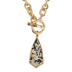 Speckled Print Necklace